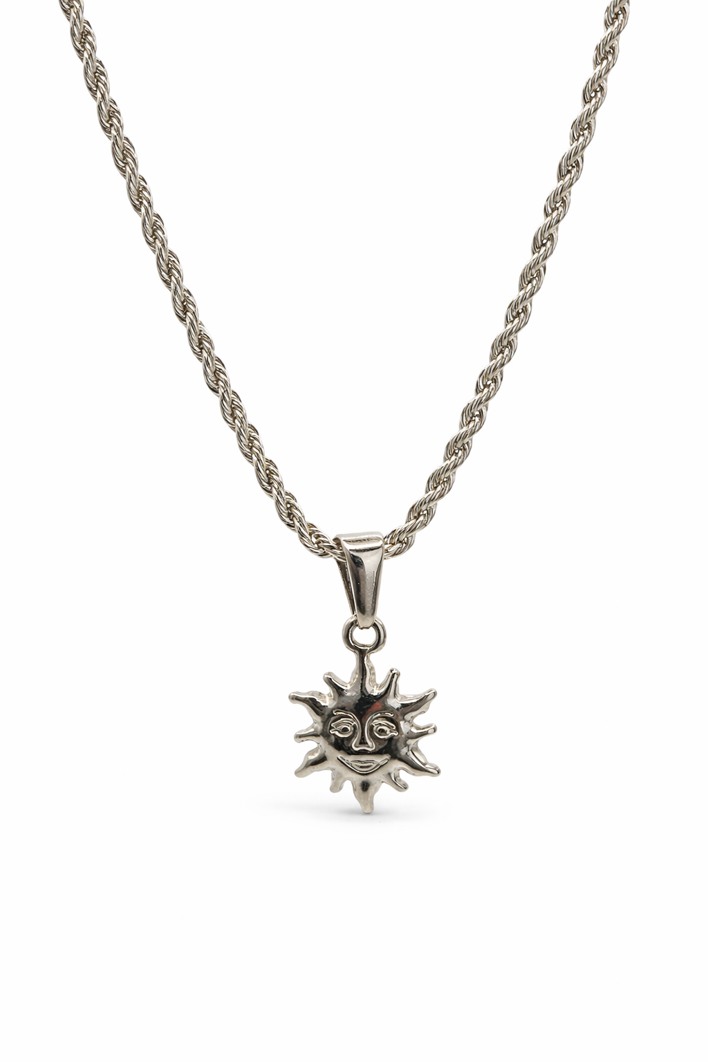 SUNRISE ROPE CHAIN SILVER