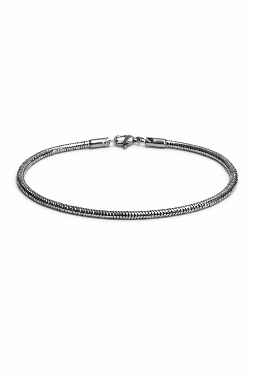 ROUND SNAKE SILVER
