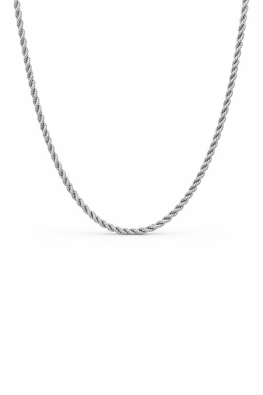 ROPE CHAIN SILVER