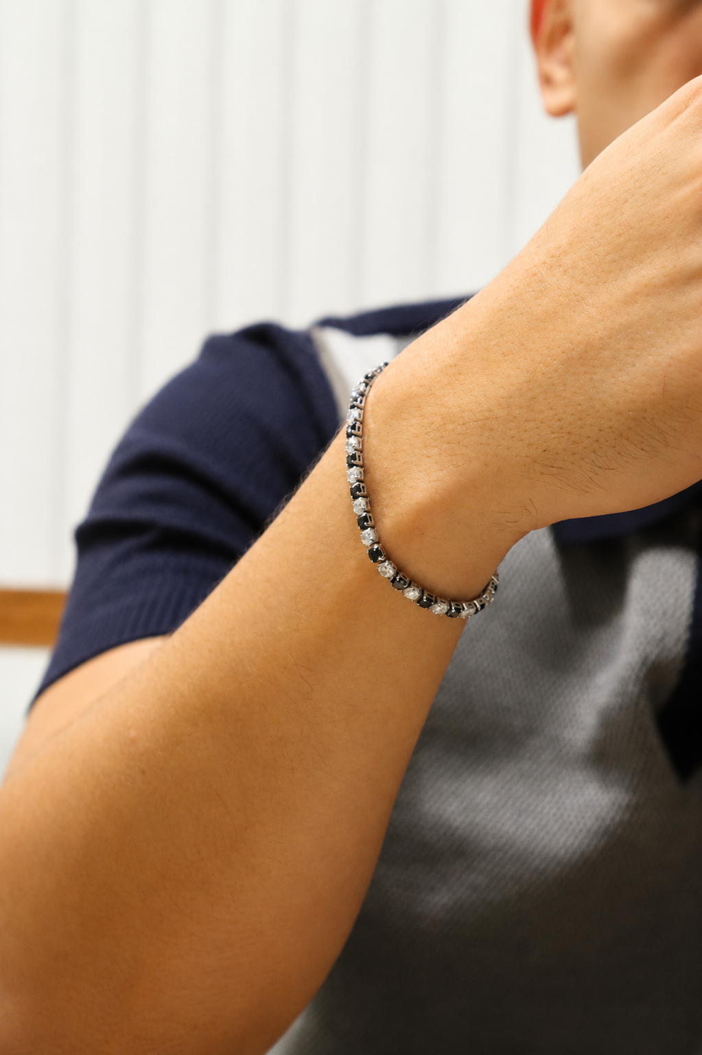 NOIR TENNIS BRACELET