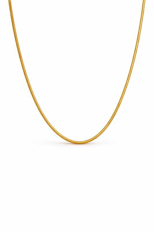 ROUND SNAKE CHAIN GOLD