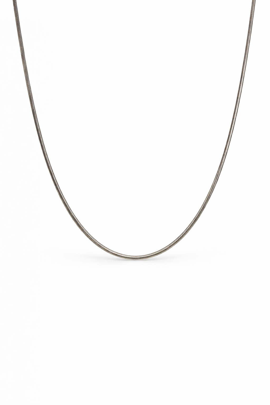 ROUND SNAKE CHAIN SILVER