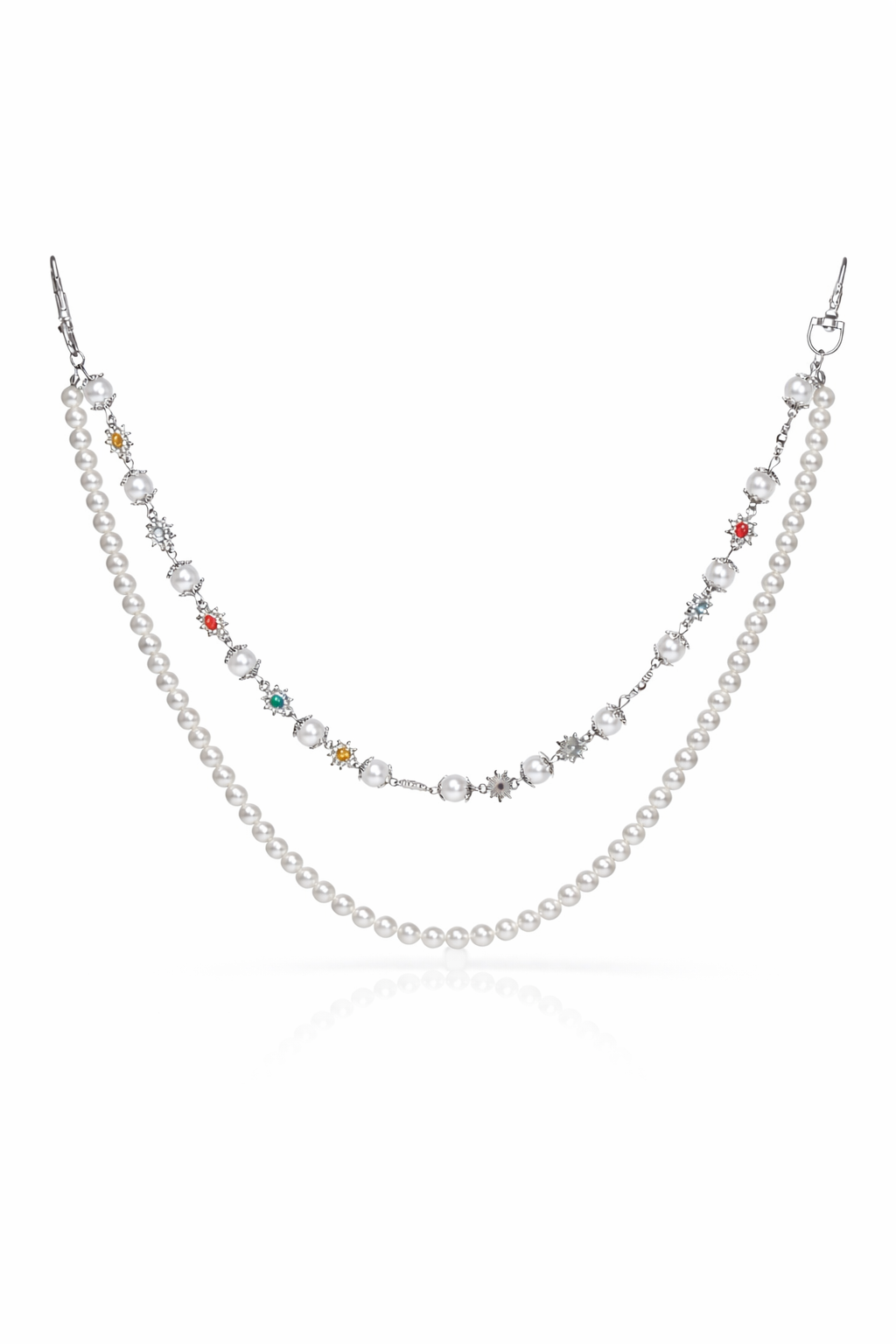 Wallet Chain Double Pearl