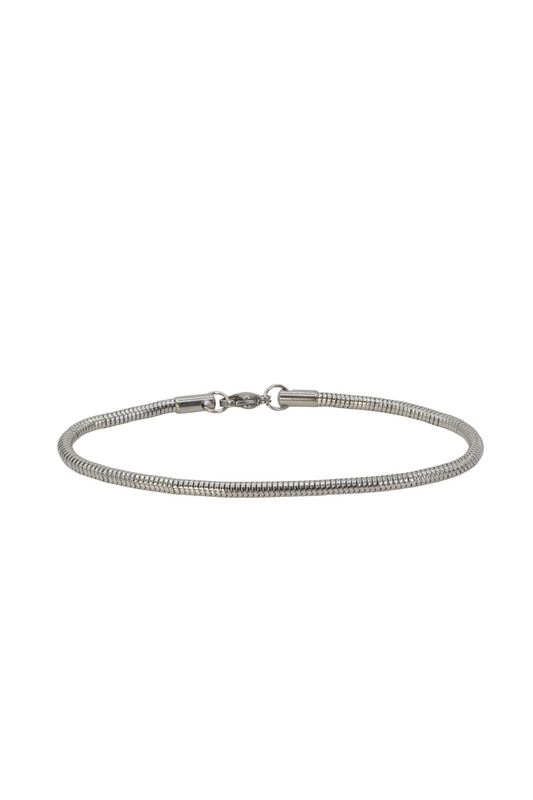 ROUND SNAKE SILVER