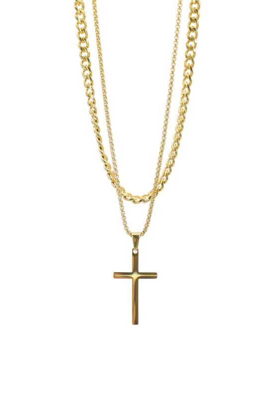 SANCTUM DUAL CHAIN GOLD