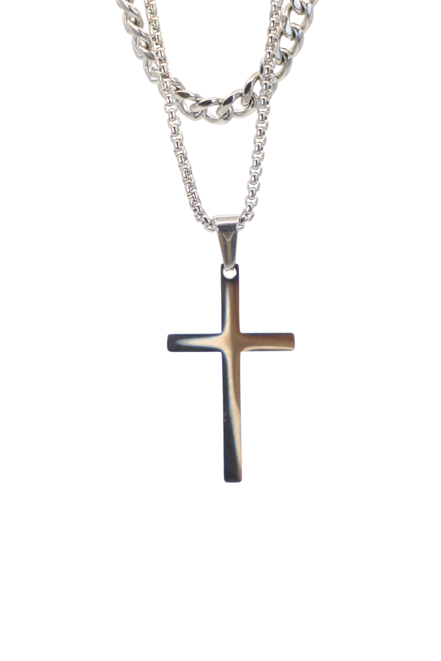 SANCTUM DUAL CHAIN SILVER