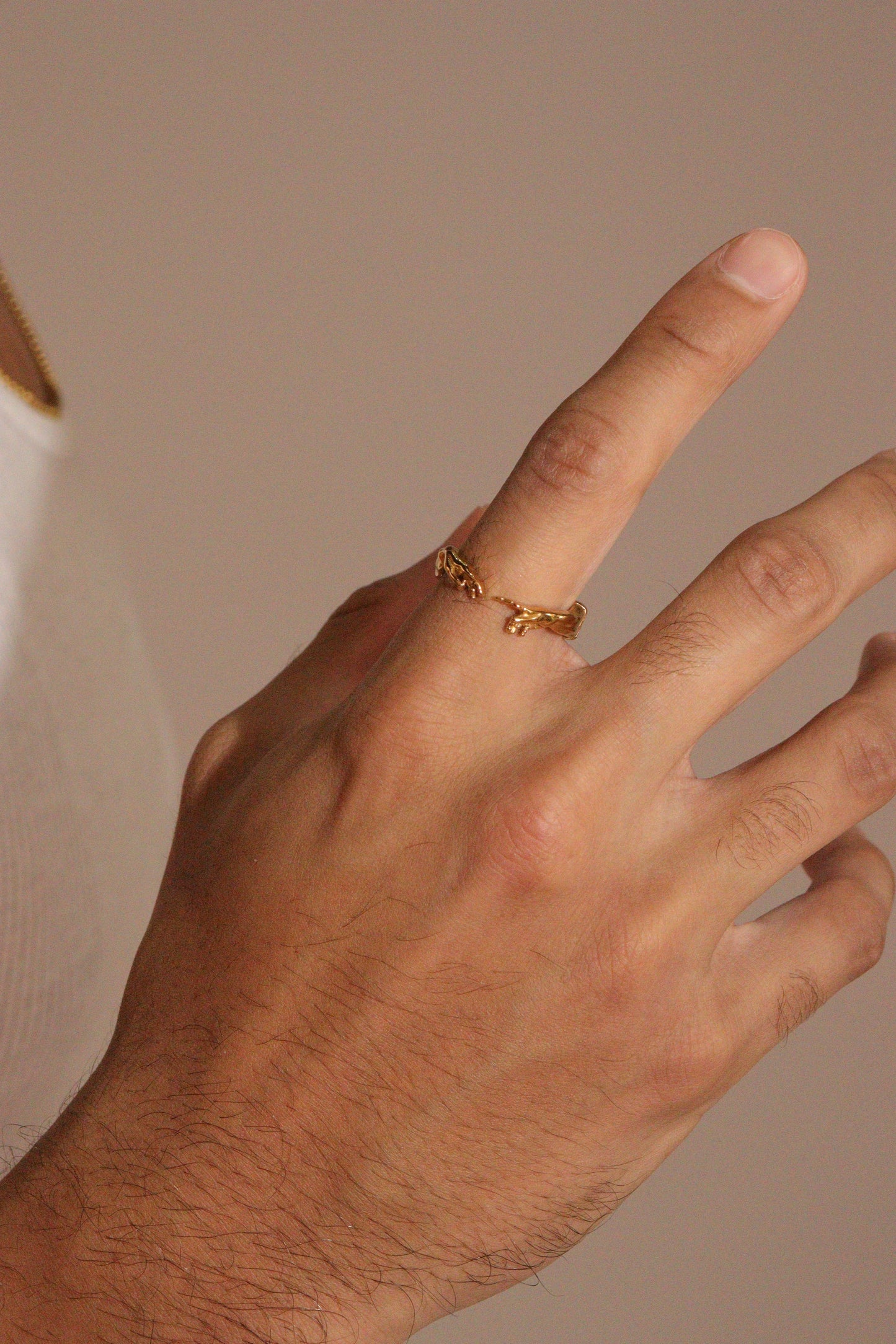 CREATION OF ADAM RING GOLD