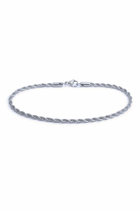 ROPE SILVER BRACELET